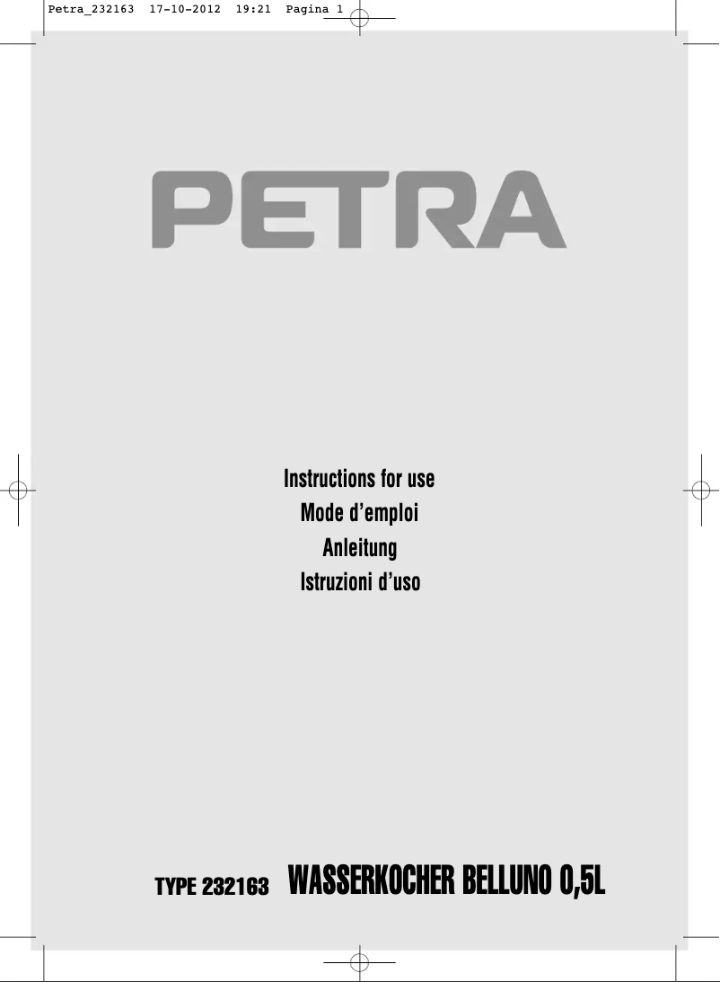 Image de la première page du manuel de l'appareil WK 522.35