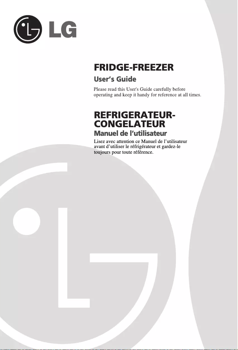 Page 1 de la notice Manuel utilisateur LG GC-B399BLQ