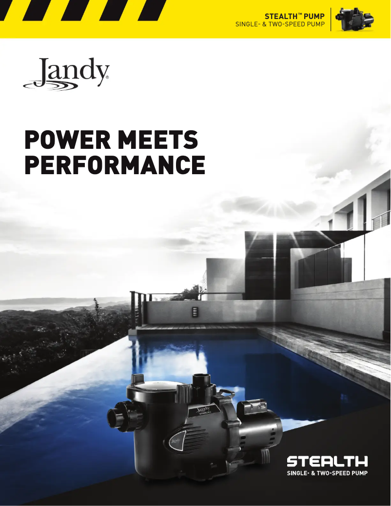 Página 1 del manual Folleto JANDY Stealth
