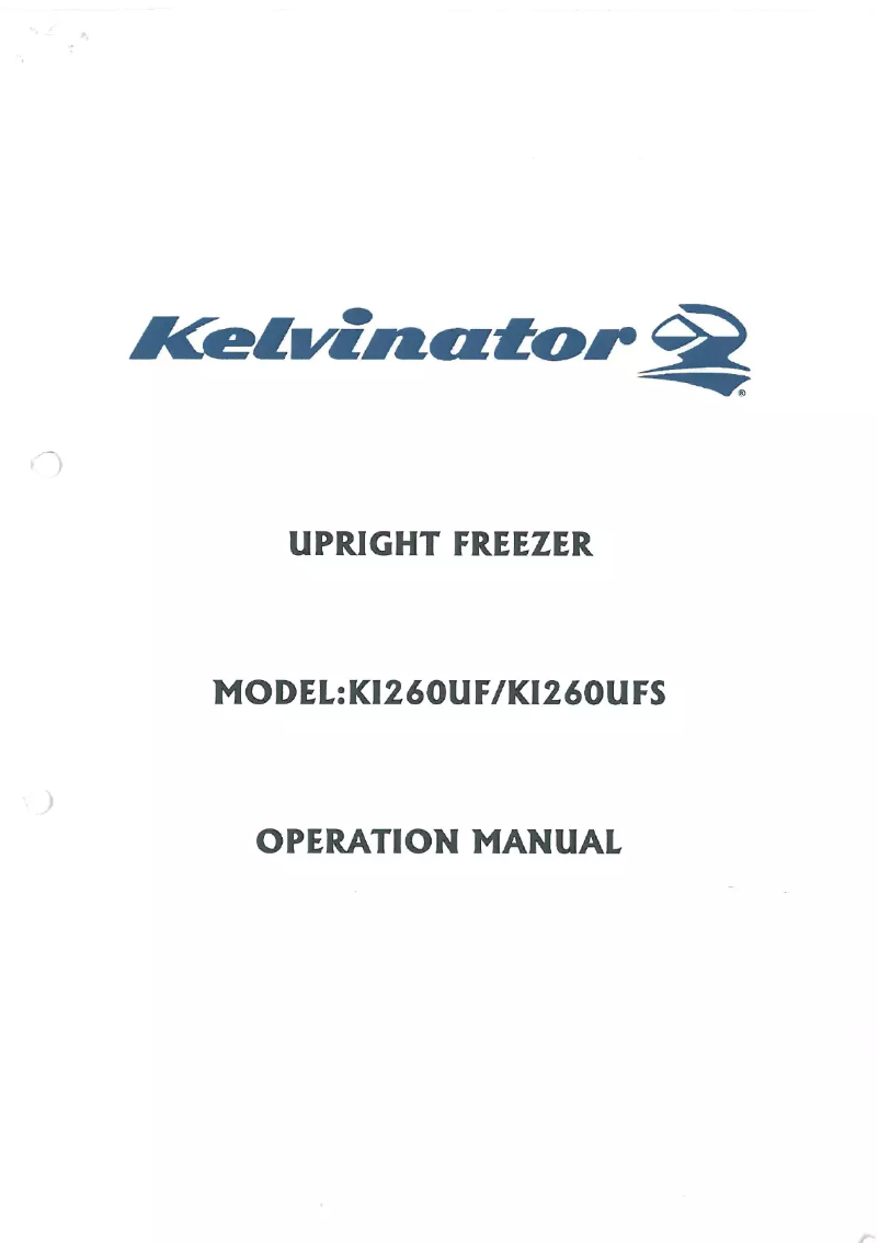 Page n°1 - Manuel utilisateur Kelvinator KI260UFS
