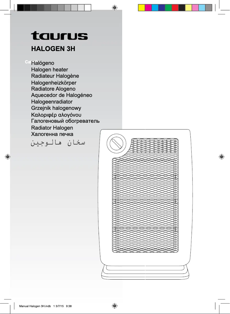 Page n°1 - Manuel utilisateur Taurus Halogen 3H
