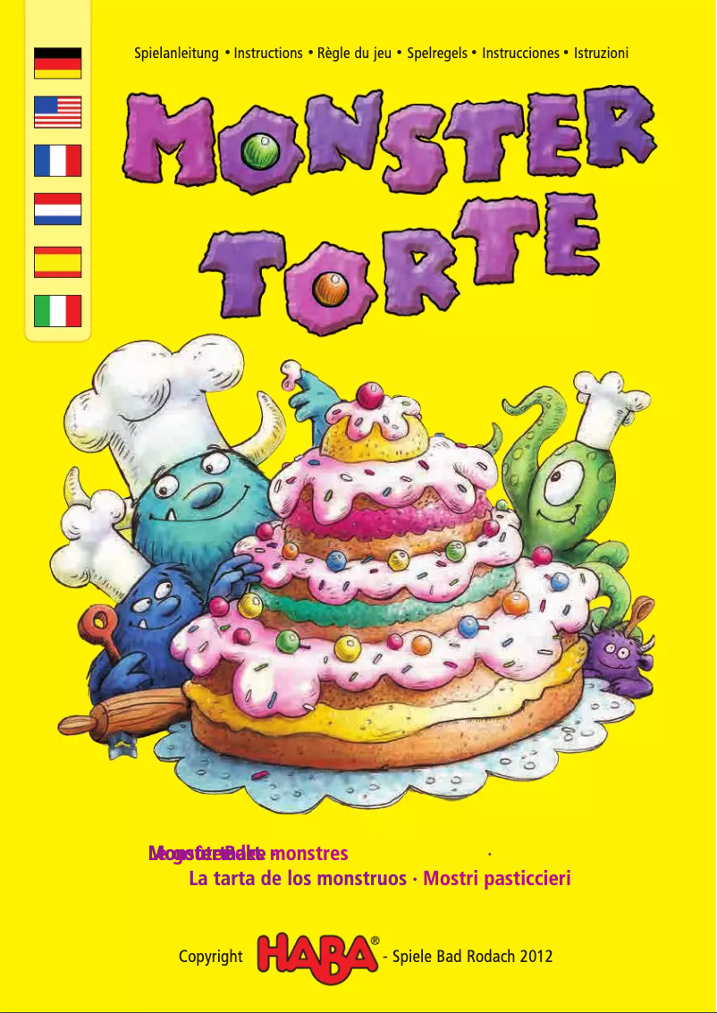 Page n°1 - Manuel utilisateur HABA Monstertorte