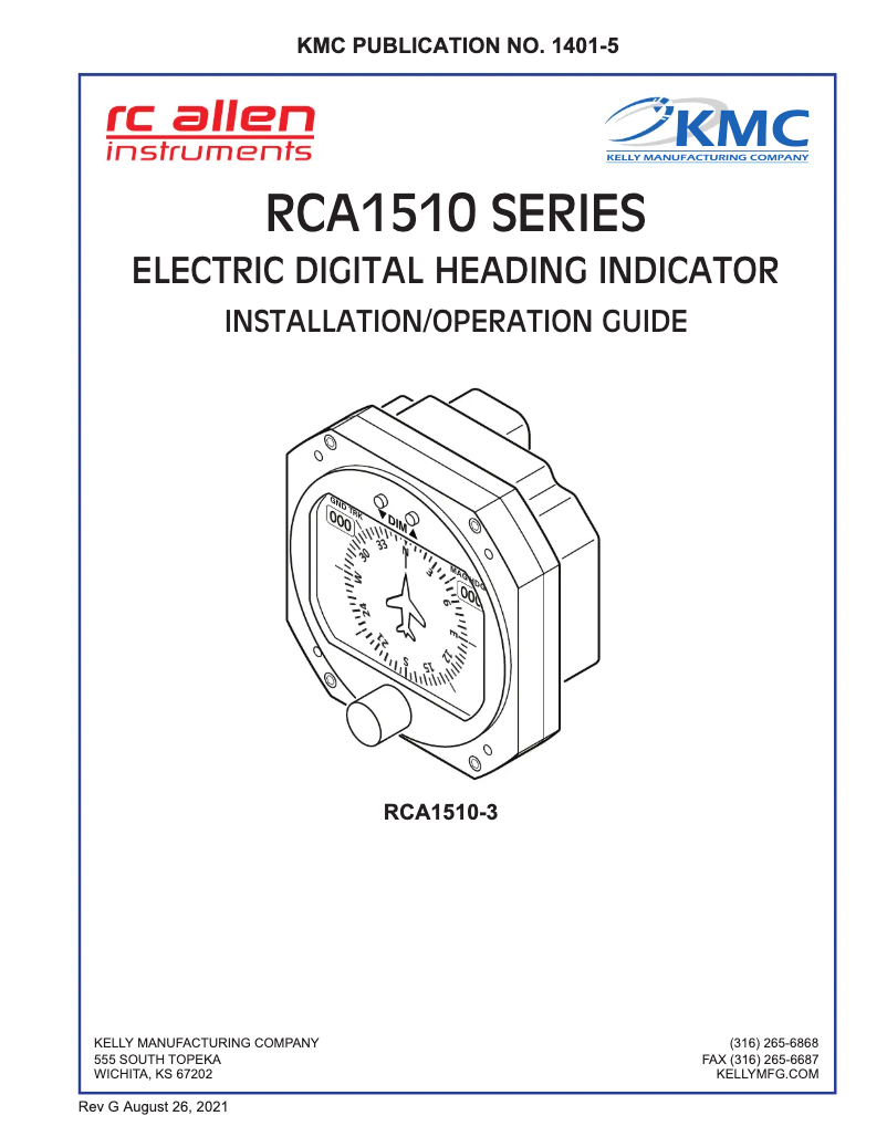 Page n°1 - Manuel utilisateur RC Allen RCA1510-3