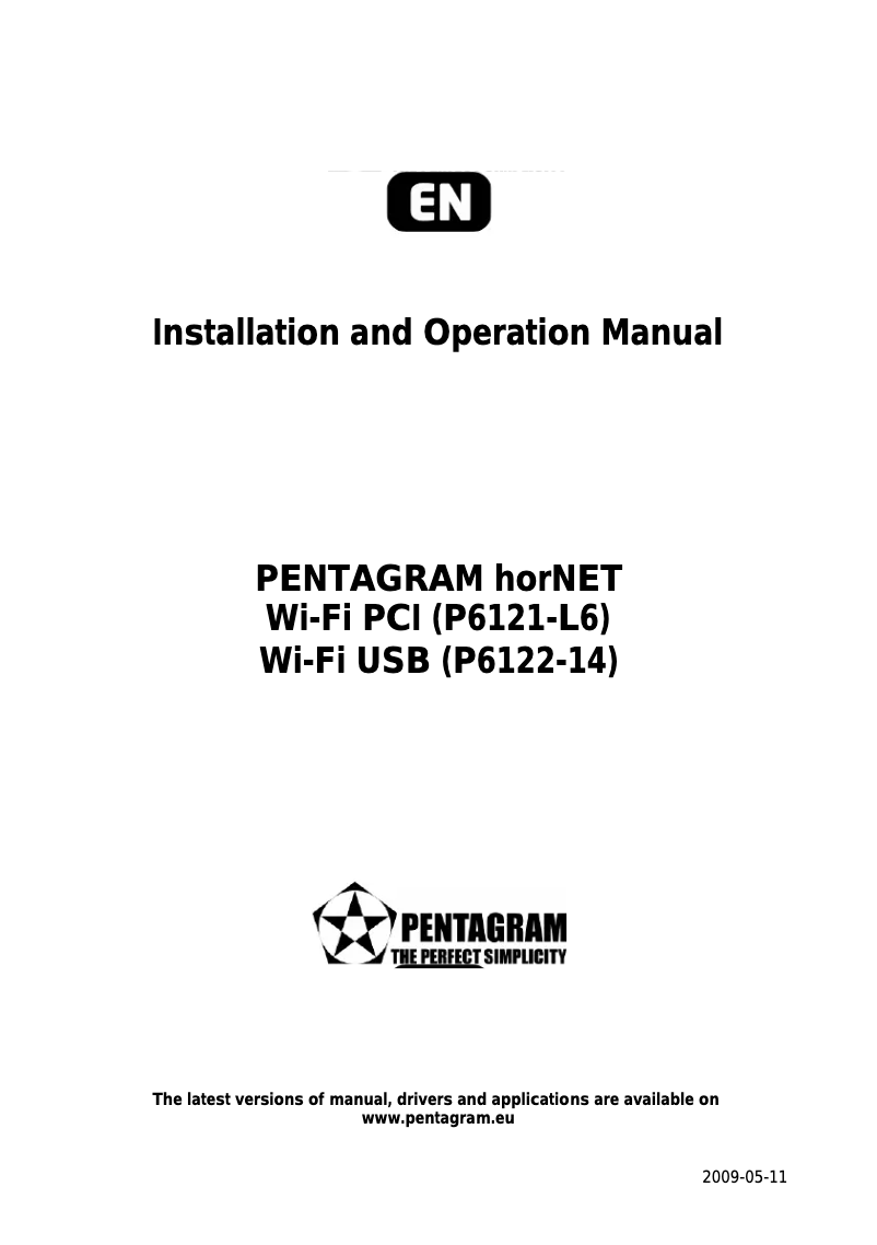 Image de la première page du manuel de l'appareil P 6121-L6