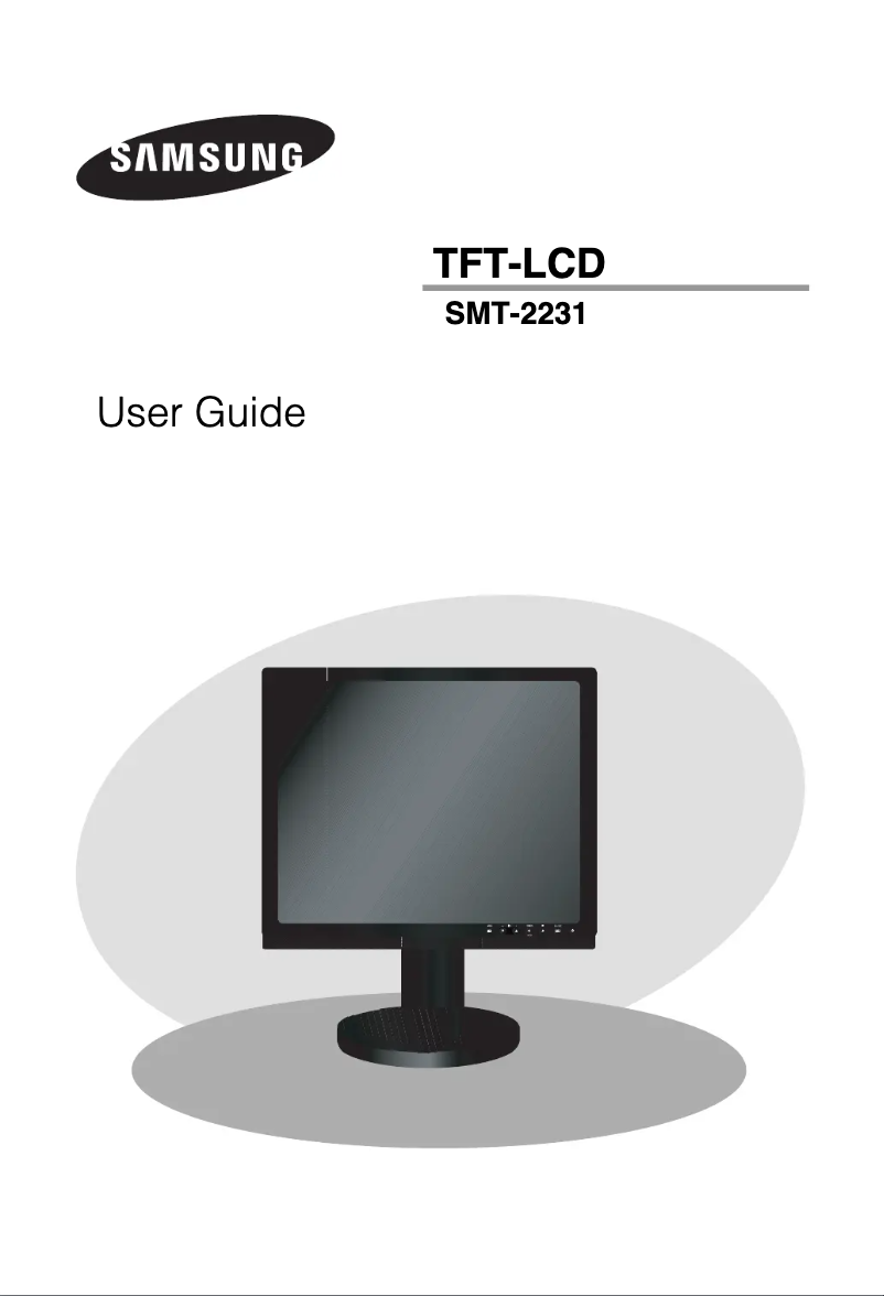 Page 1 de la notice Manuel utilisateur Samsung SyncMaster SMT-2231