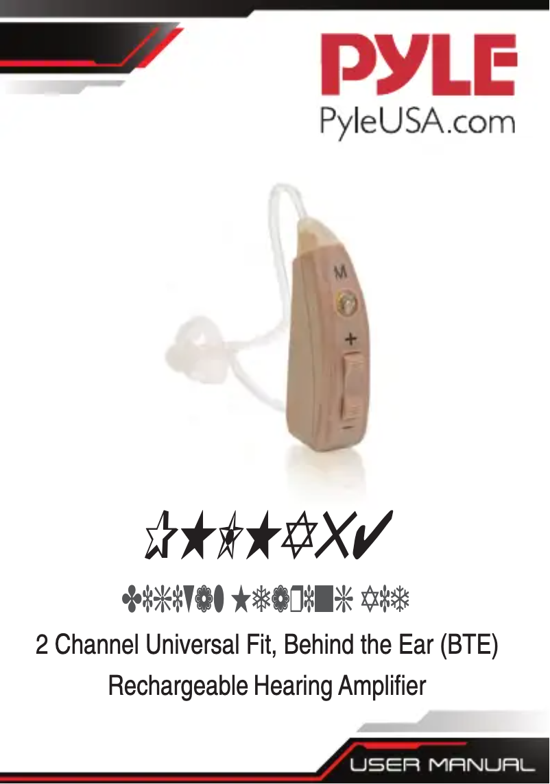 Page n°1 - Manuel utilisateur Pyle PHLHA54.05