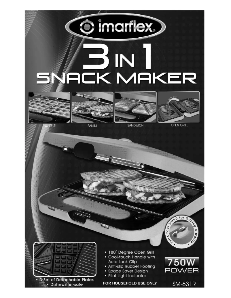 Page 1 de la notice Manuel utilisateur Imarflex ISM-631R