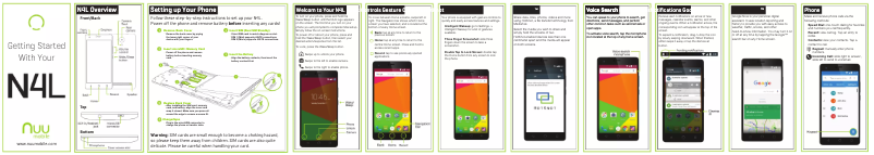Page n°1 - Manuel utilisateur NUU Mobile N4L