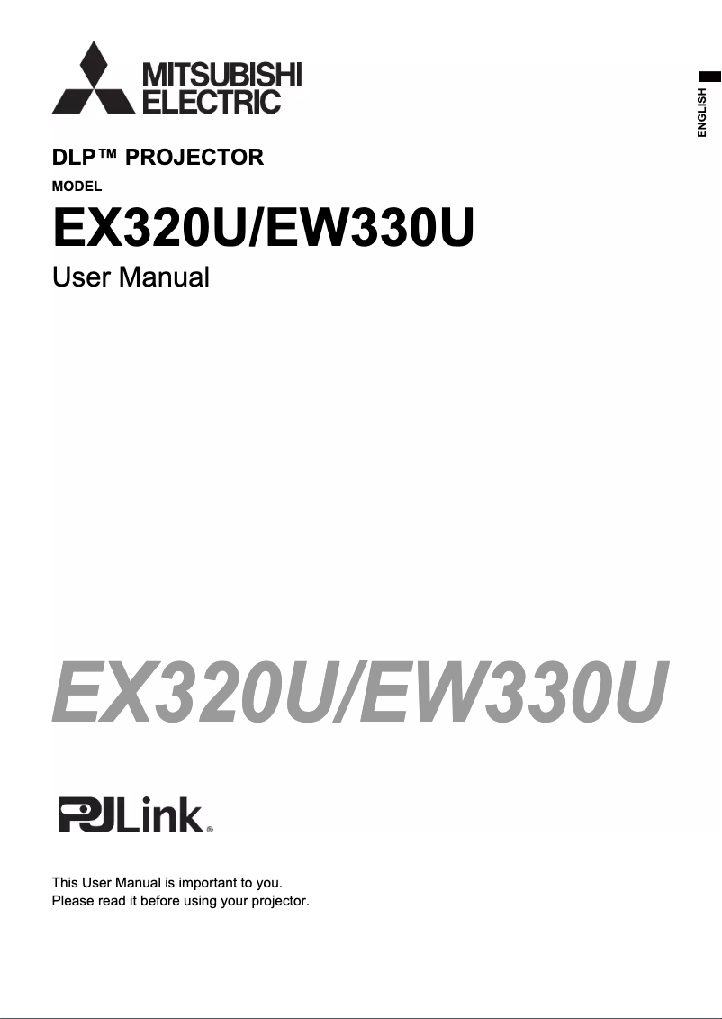 Page 1 de la notice Manuel utilisateur Mitsubishi EW330U