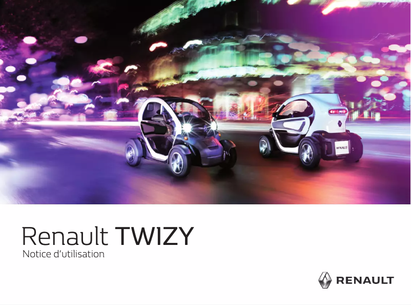 Página 1 del manual Manual de usuario Renault Twizy (2017)