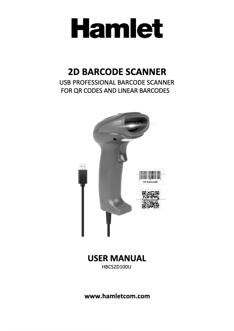 Page n°1 - Manuel utilisateur Hamlet HBCS2D100U