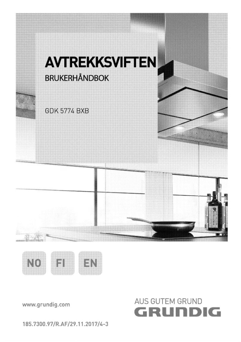 Page n°1 - Manuel utilisateur Grundig GDK 5774 BXB