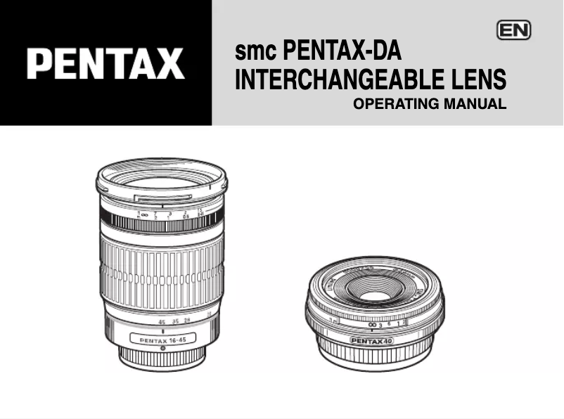 Page 1 de la notice Manuel utilisateur Pentax smc DA 300mm f/4 ED (IF) SDM