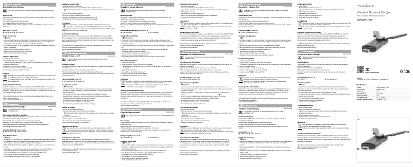 Page n°1 - Manuel utilisateur Nedis WSNWA5410BK