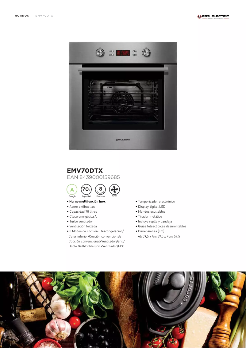 Image de la première page du manuel de l'appareil EMV70DTX