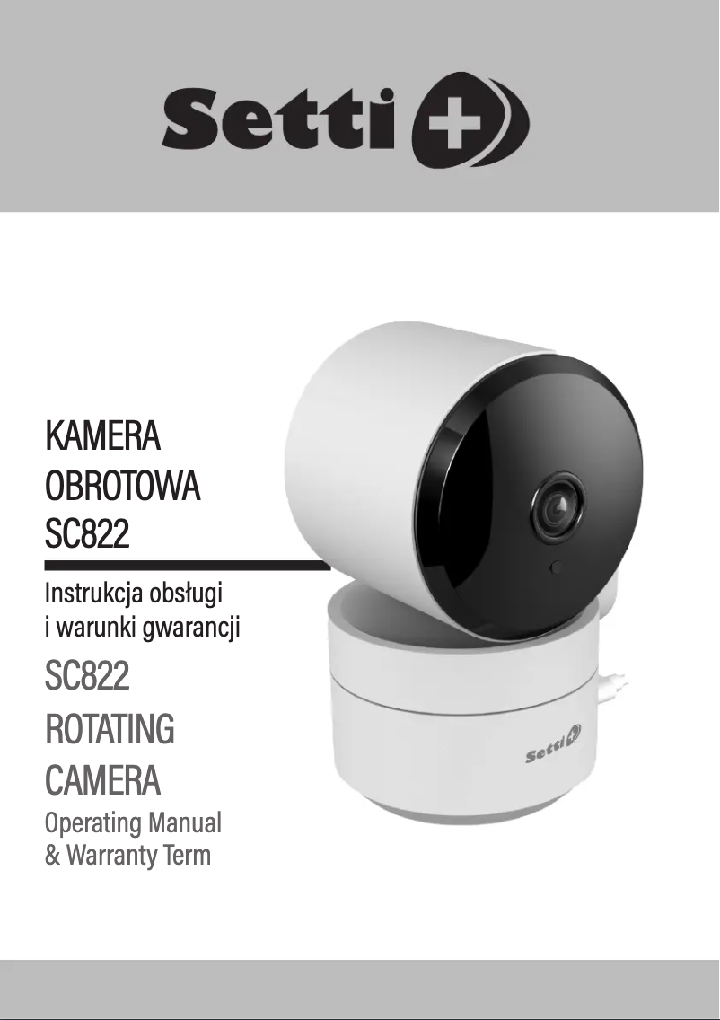 Image de la première page du manuel de l'appareil SC822