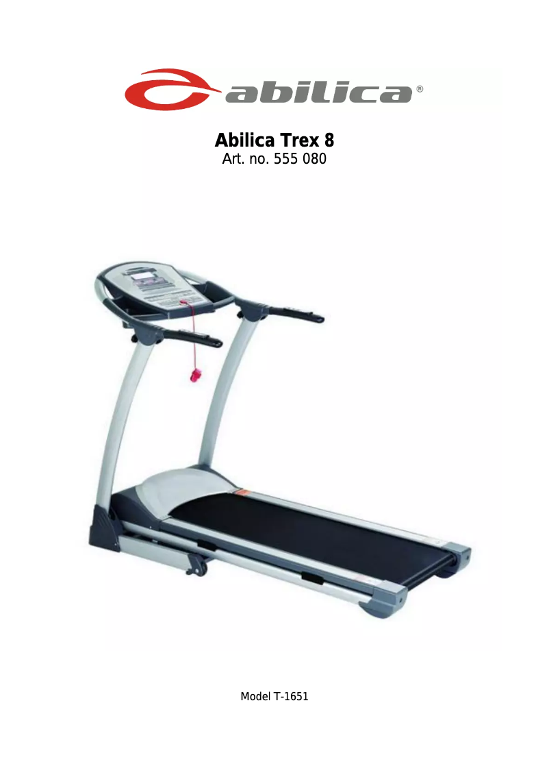 Page n°1 - Manuel utilisateur Abilica Trex 8