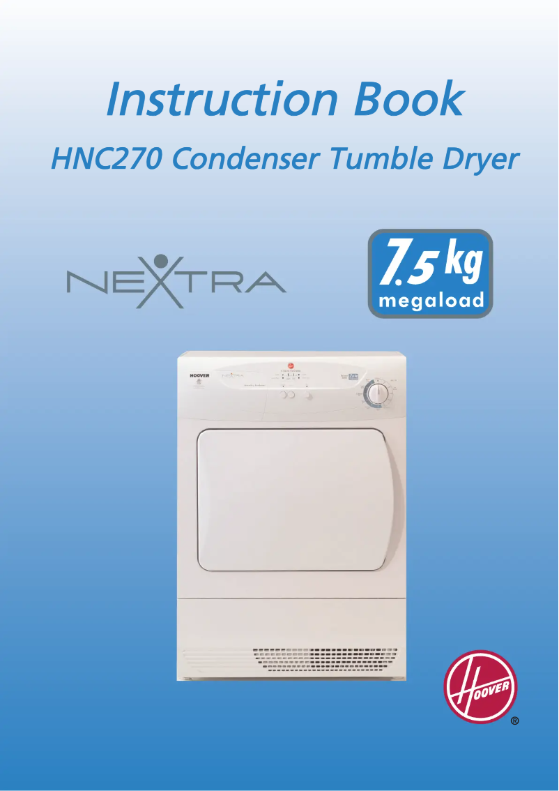 Page n°1 - Manuel utilisateur Hoover HNC 270-80