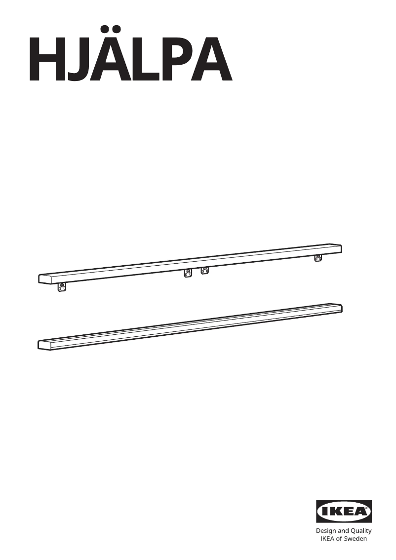 Page 1 de la notice Instructions / montage Ikea FONNES