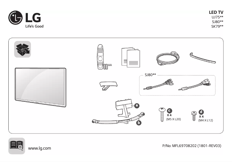Página 1 del manual Manual de usuario LG 49SJ800V