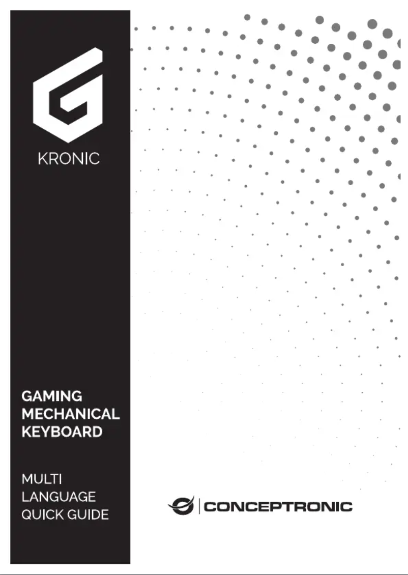 Page n°1 - Manuel utilisateur Conceptronic KRONIC 01