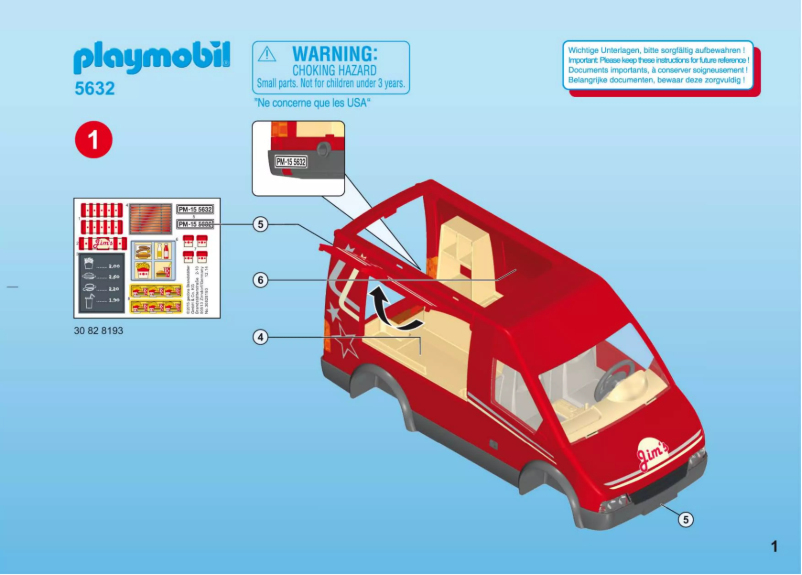 Page n°1 - Manuel utilisateur Playmobil City Life Food Truck 5632