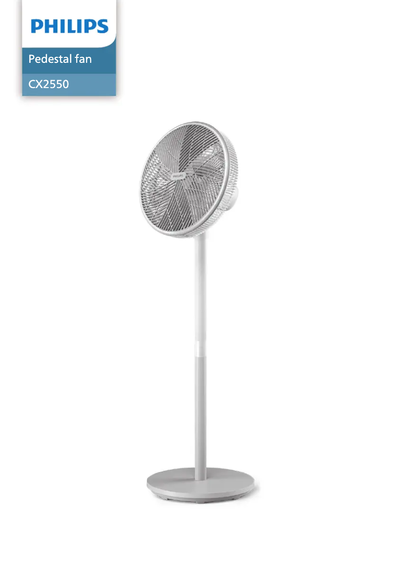 Page n°1 - Manuel utilisateur Philips CX2550