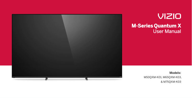Page 1 de la notice Manuel utilisateur VIZIO M65QXM-K03