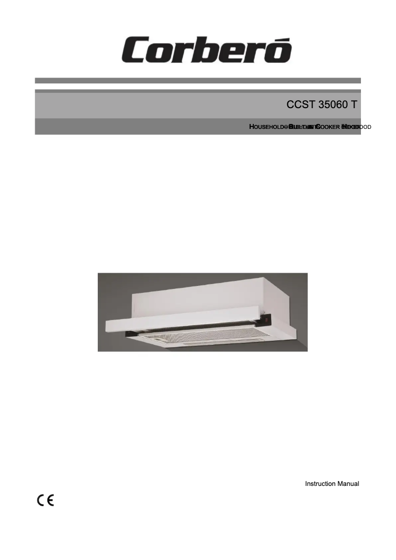 Page 1 de la notice Manuel utilisateur Corbero CCST35060TLW