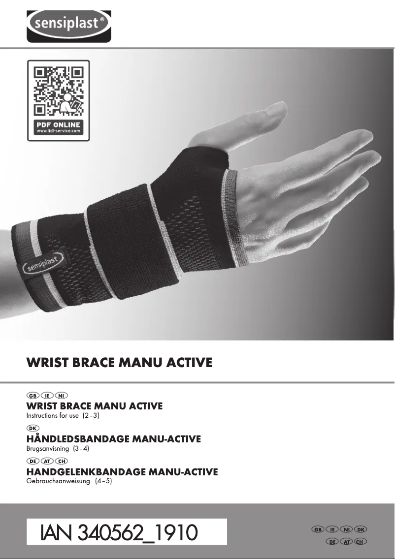 Image de la première page du manuel de l'appareil IAN 340562