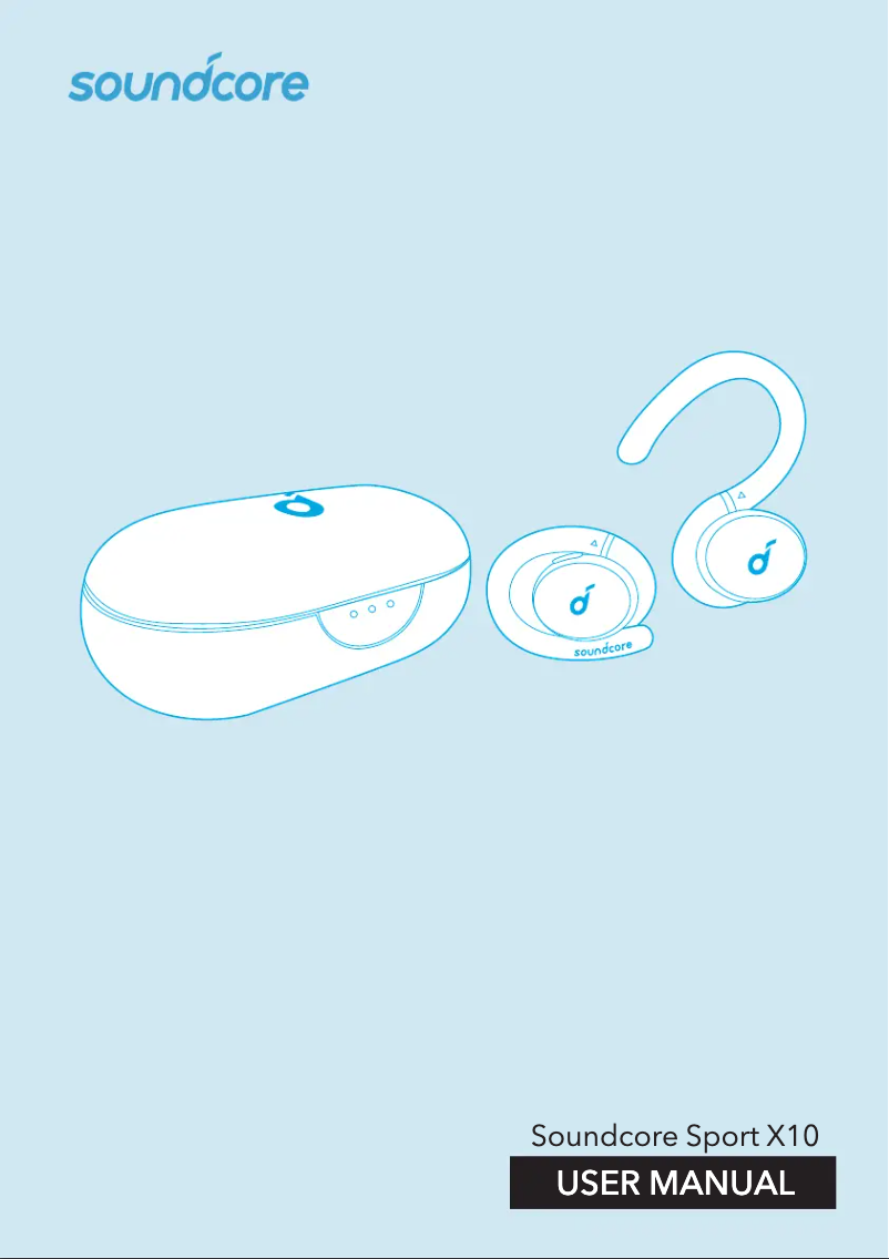 Image de la première page du manuel de l'appareil Sport X10