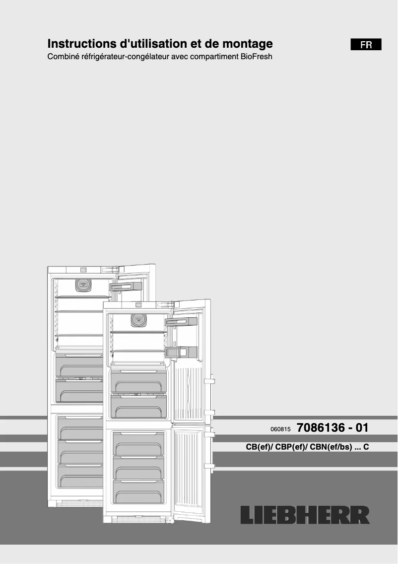 Image de la première page du manuel de l'appareil CBN 4815 Comfort