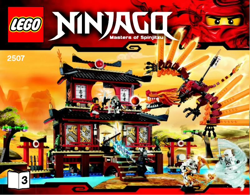 Image de la première page du manuel de l'appareil NINJAGO 2507