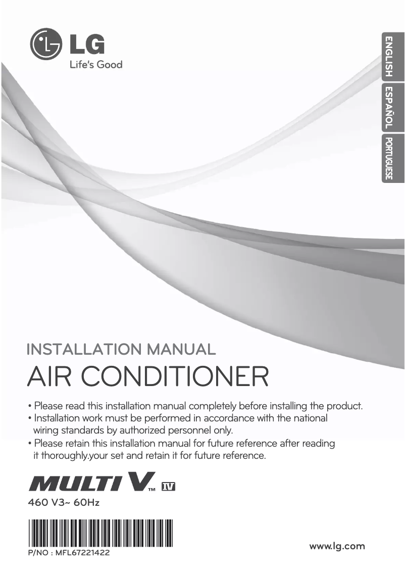 Página 1 del manual Manual de usuario LG ARUV140DTS4