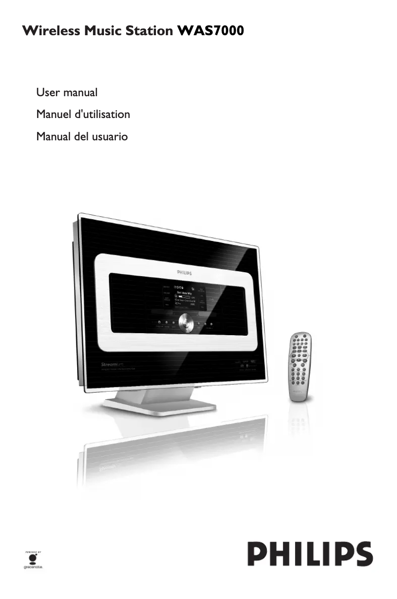Page 1 de la notice Manuel utilisateur Philips WAS7000