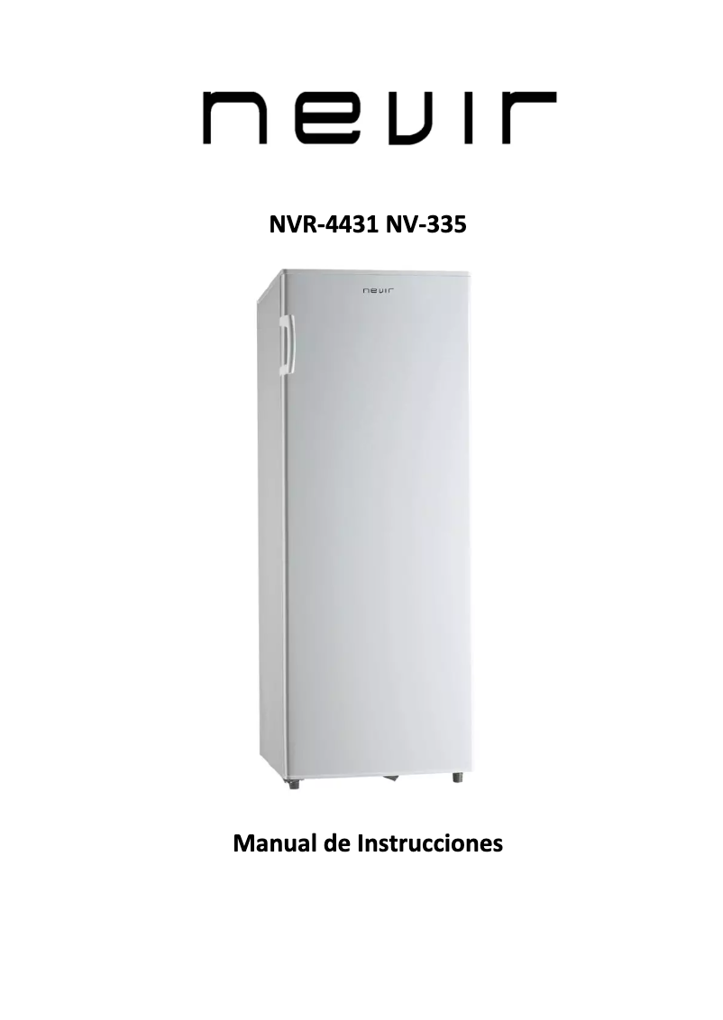 Image de la première page du manuel de l'appareil NVR-4431 NV-335