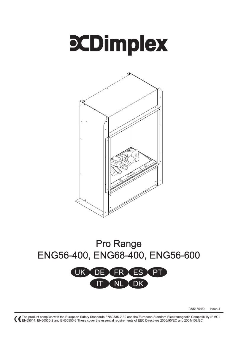 Page 1 de la notice Manuel utilisateur Dimplex ENG56-400