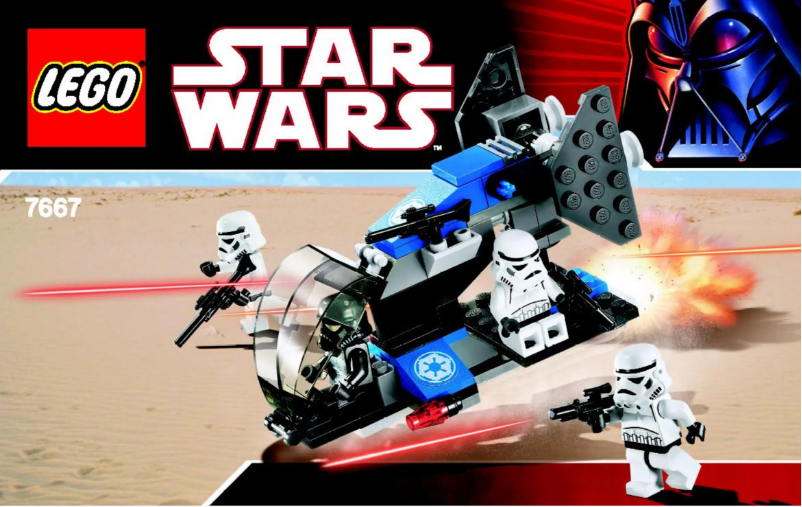 Page n°1 - Manuel utilisateur Lego Star Wars 7667