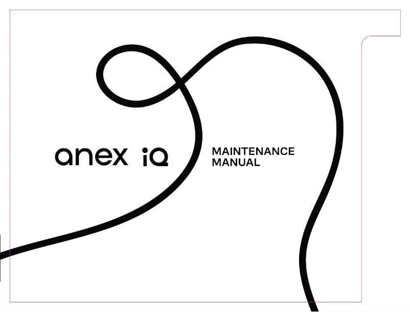 Page 1 de la notice Manuel utilisateur Anex iQ