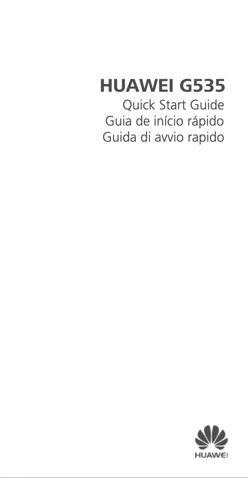 Page 1 de la notice Manuel utilisateur Huawei Ascend G535