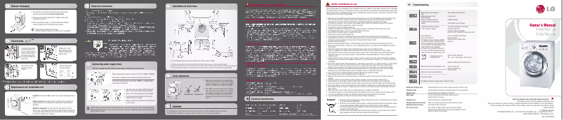 Image de la première page du manuel de l'appareil F1247TD5