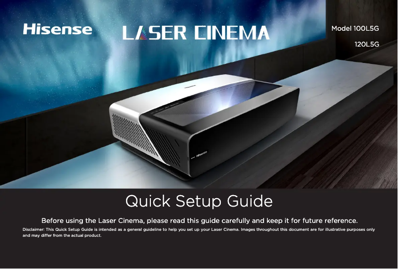 Page n°1 - Guide de démarrage rapide Hisense 90L5G