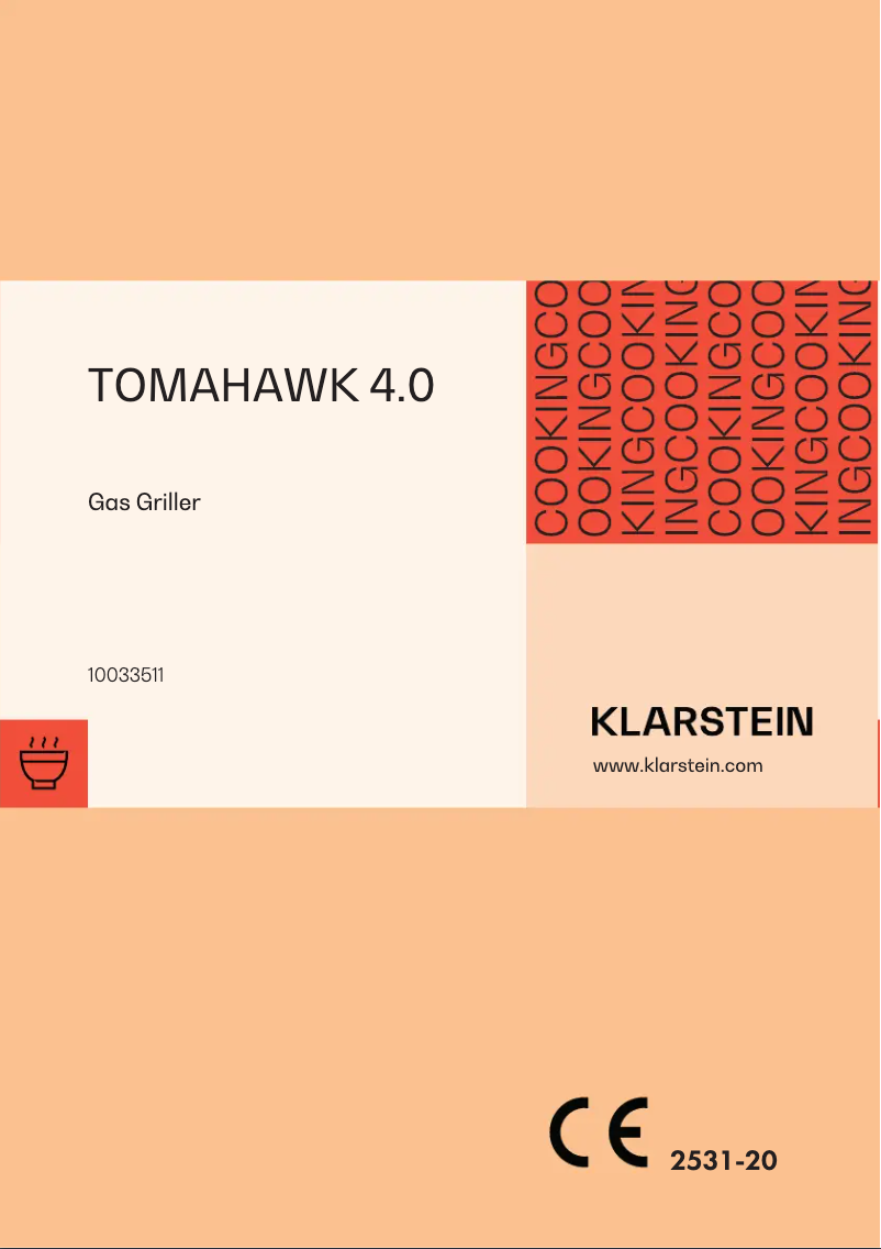 Page 1 de la notice Manuel utilisateur Klarstein Tomahawk 4.0