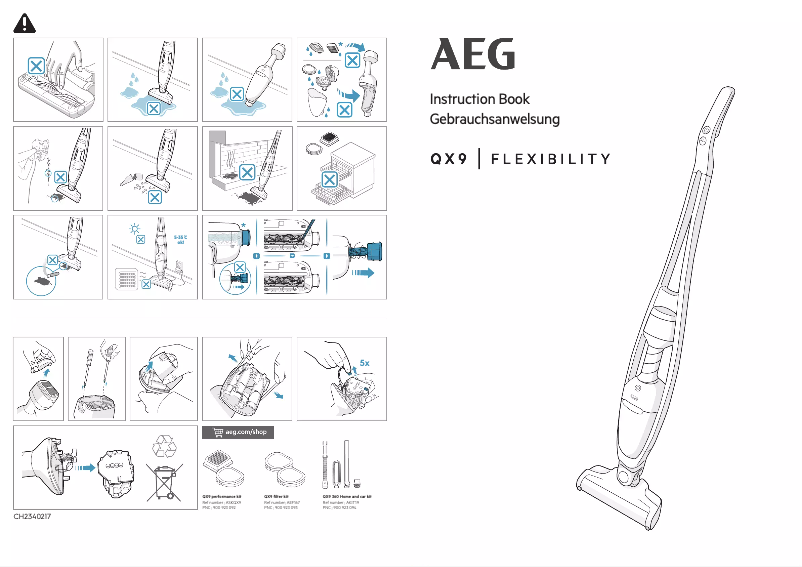 Page n°1 - Manuel utilisateur AEG QX9-1-ÖKO