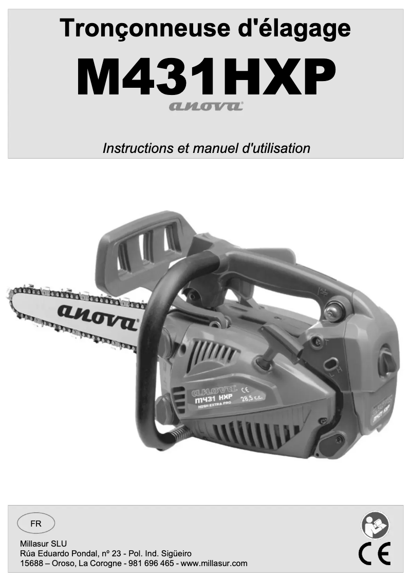 Página 1 del manual Manual de usuario Anova M431HXP