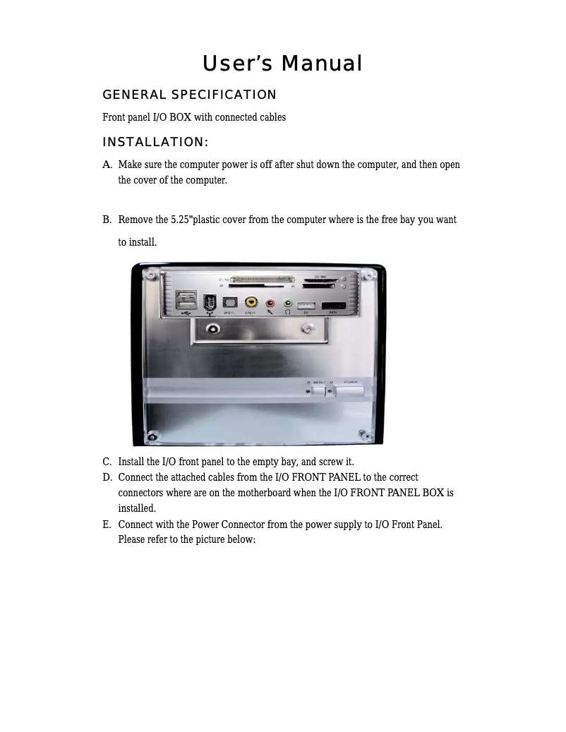 Image de la première page du manuel de l'appareil CL-37004518