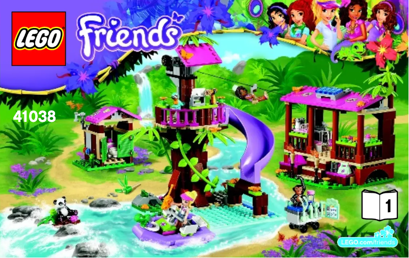 Page 1 de la notice Manuel utilisateur Lego Friends 41038