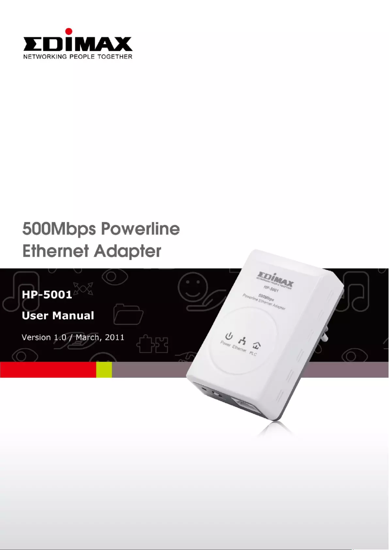 Página 1 del manual Manual de usuario Edimax HP-5001