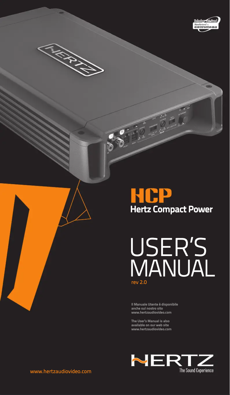 Image de la première page du manuel de l'appareil Compact Power HCP 2