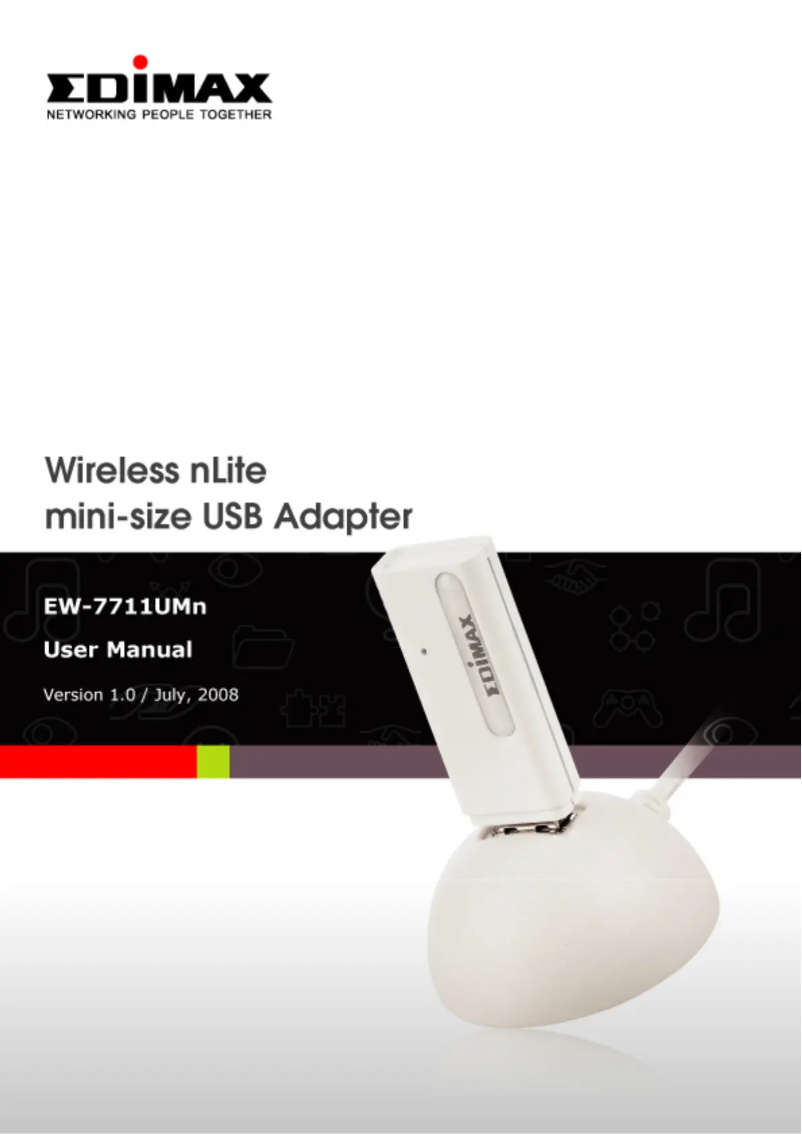 Page n°1 - Manuel utilisateur Edimax EW-7711UMn